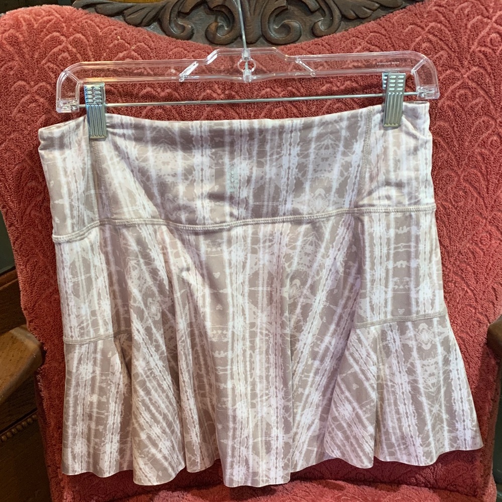 Elegant Tie-Dye Skort (skirt with shorts inside)